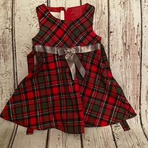 Cute Christmas dress. 12m Bonnie baby.